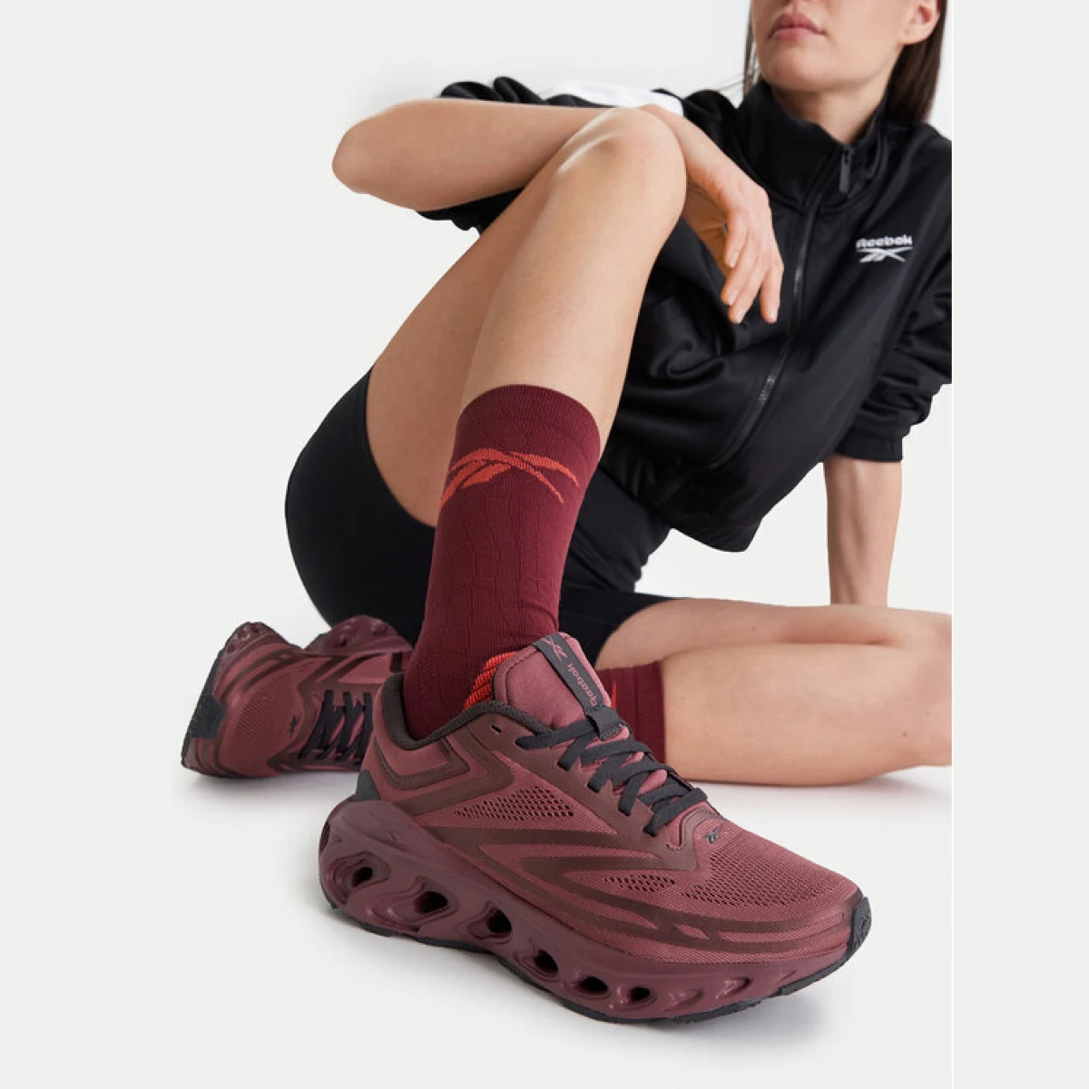 Reebok Tekaški čevlji EO-FUEL FLEX RUN 100244527 W Bordo rdeča · záber 2