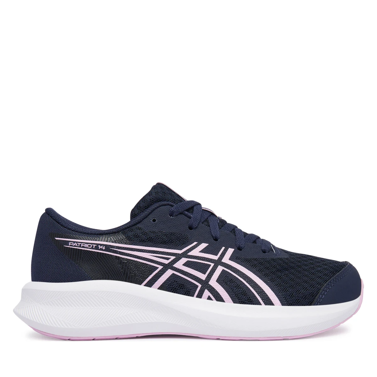 Tekaški čevlji Asics Patriot 14 Gs 1014A392 Mornarsko modra - Velikost: 37 | Barva: modrá | Pohlavie: Ženski | Vek: Odrasli · záber 2