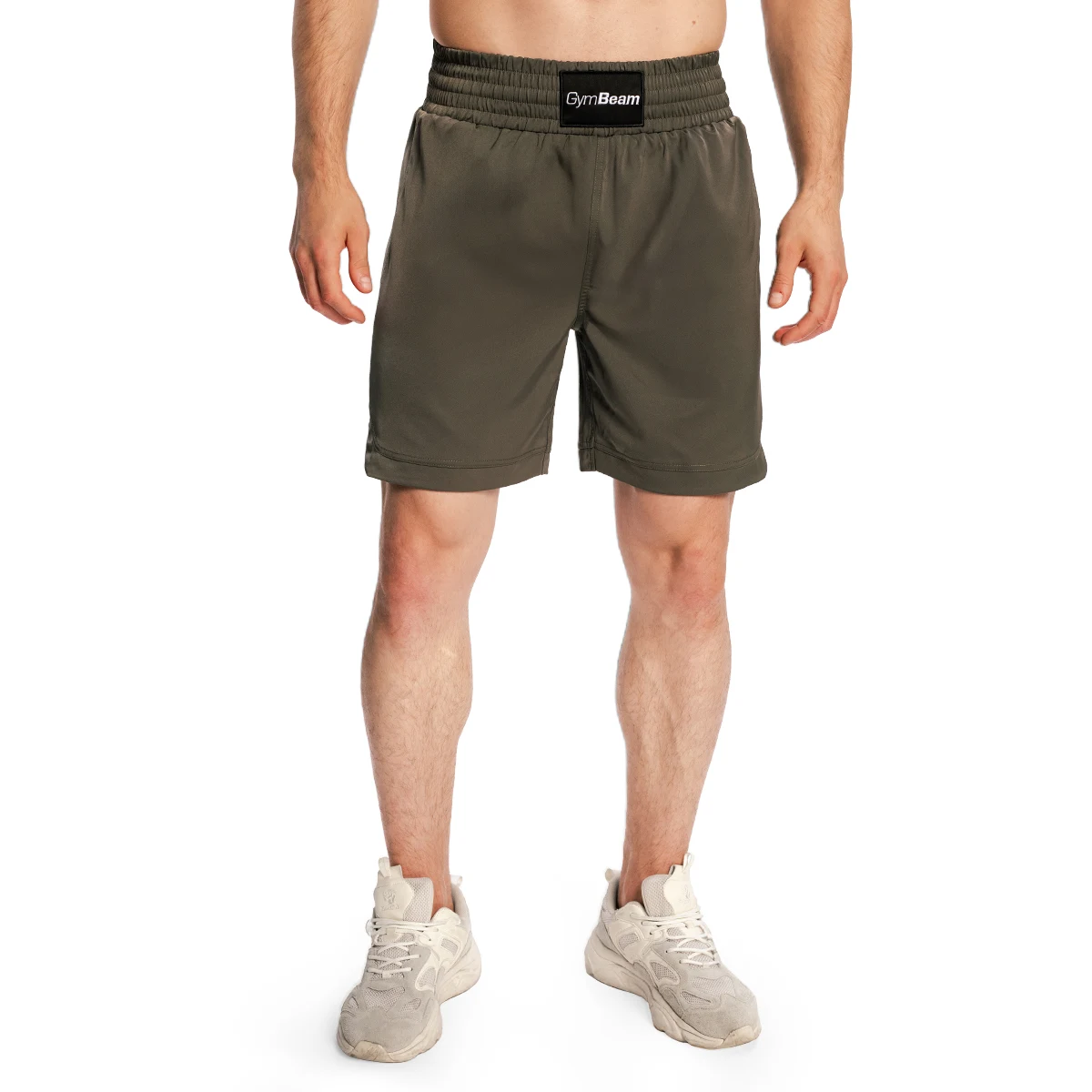 GymBeam Kratke hlače Boxing Combat Olive Grey - Barva: sivá | Starostna skupina: Odrasli | Teža: 0,25 g | Pakiranje: 65 · záber 6