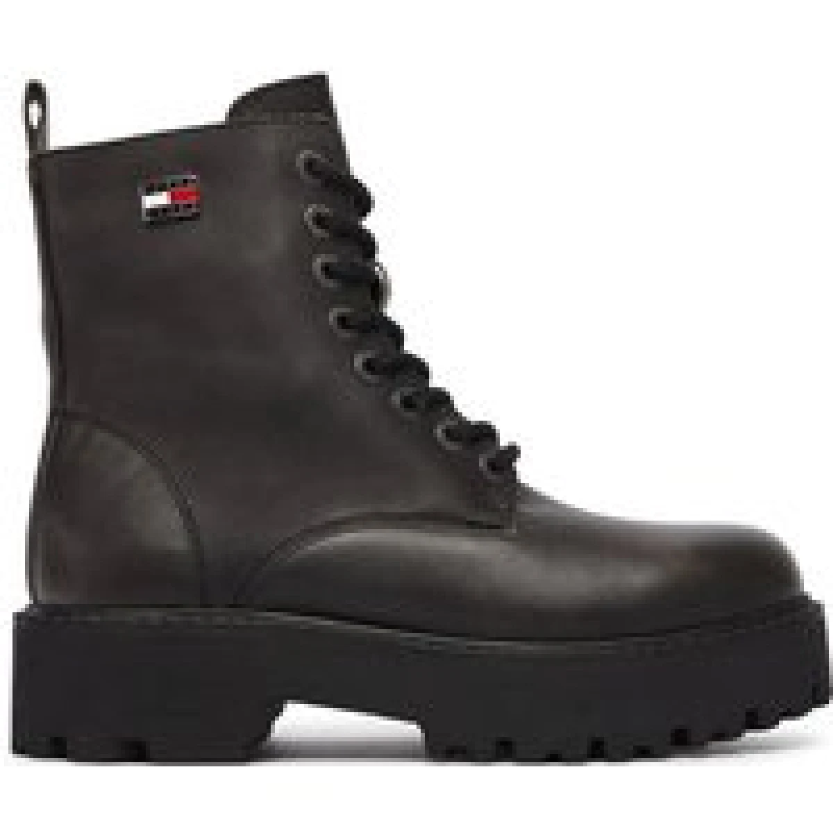 Tommy Jeans Pohodni čevlji Tjw Platform Brushed Lth Boots EN0EN03141 Črna · záber 1