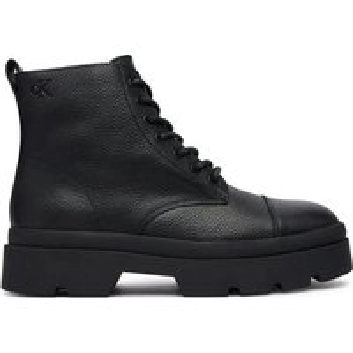 Calvin Klein Pohodni čevlji Lugged Mid Lace Up Tc Tu Lth HM0HM02267 Črna · záber 1