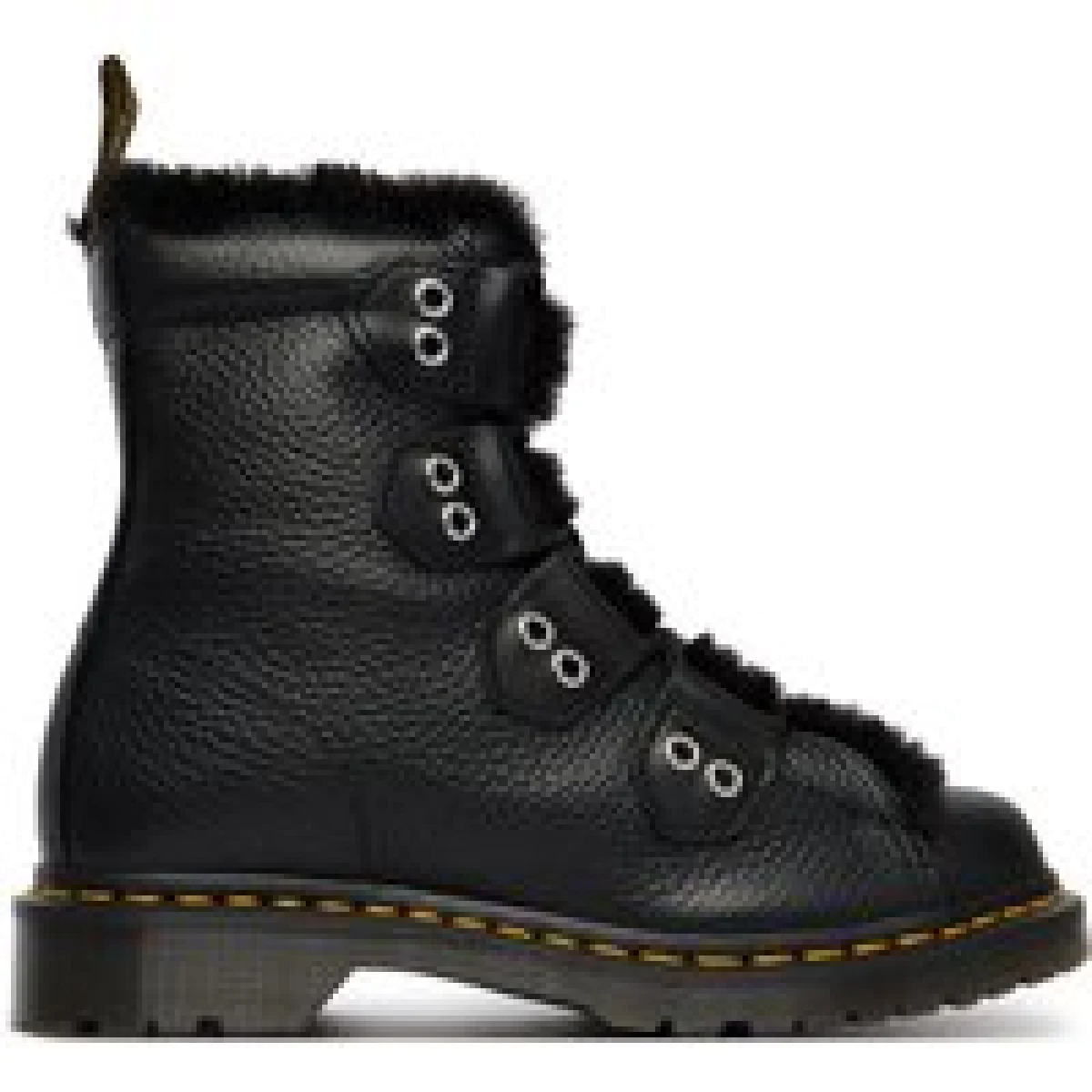 Pohodni čevlji Dr. Martens 1460 Faux Fur Lined DM31876001 Črna · záber 1