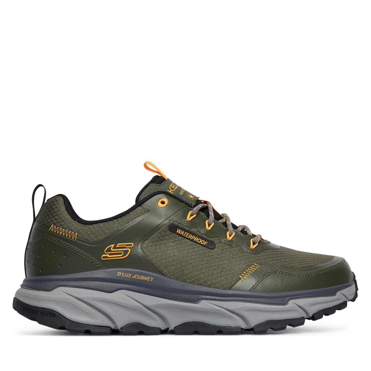 Trekking čevlji Skechers D'Lux Journey 237419 GRN Khaki - Velikost: 41 | Barva: zelená | Starostna skupina: Odrasli | Spol: Moški · záber 2