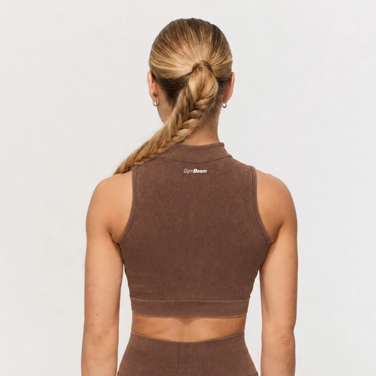 GymBeam Brezšivni športni nedrček Fierce Brown · záber 5