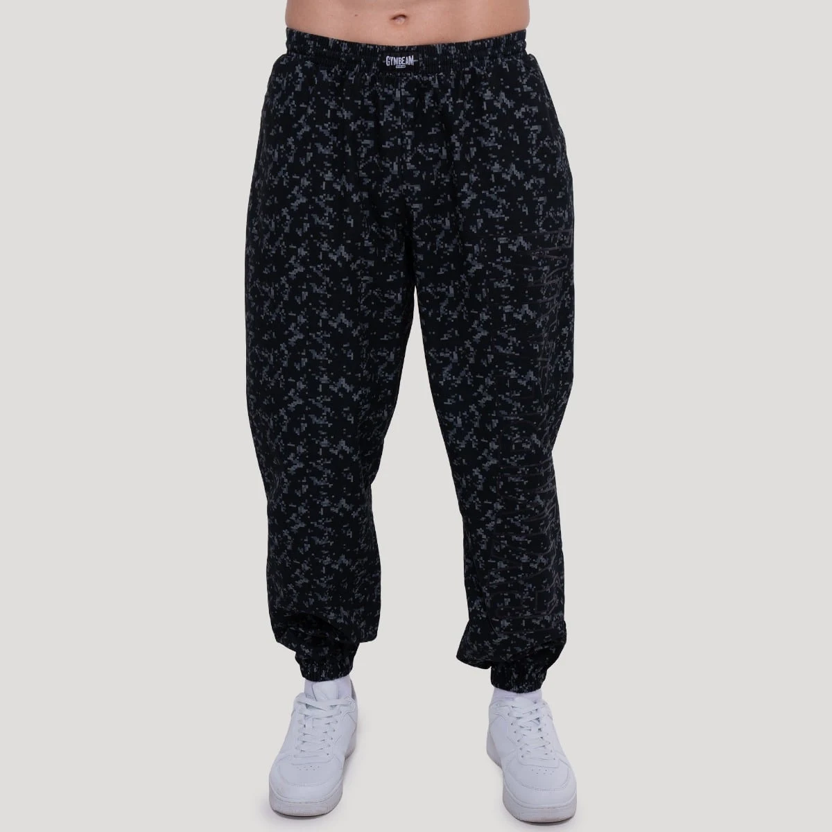 GymBeam Hlače Pumper Persistence Charcoal · záber 1