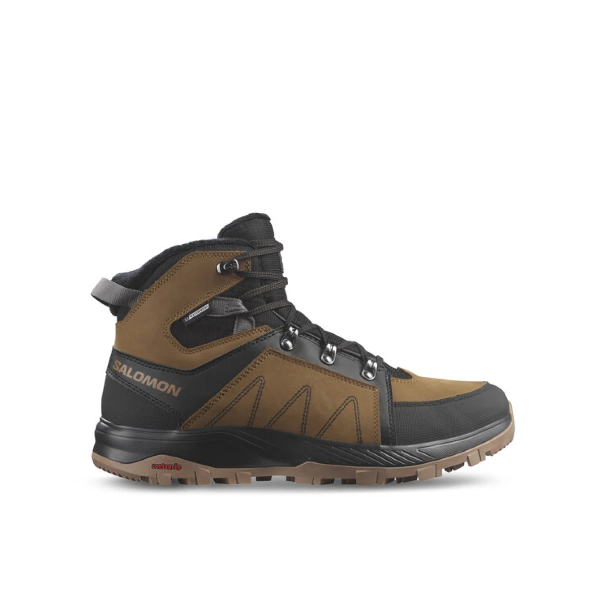 Trekking čevlji Salomon Outchill Thinsulate™ Waterproof L47381900 Rjava - Velikost: 46 | Barva: hnedá | Starostna skupina: Odrasli | Spol: Moški · záber 4