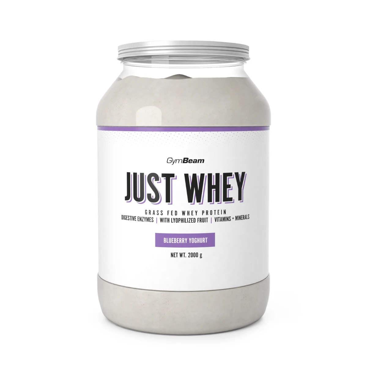 GymBeam Just Whey beljakovine iz mleka krav proste reje - Okus: Čokoladni milkshake | Vek: Odrasli | Teža: 1 g · záber 2