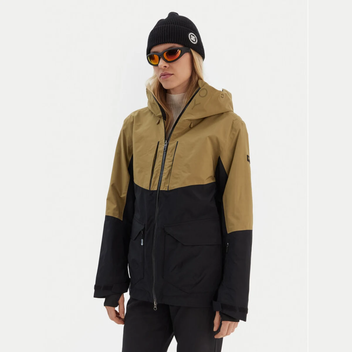Roxy Smučarska jakna Gore-Tex Stretch Purelines ERJTJ03506 Bež Regular Fit - Velikost: XS | Barva: béžová | Starostna skupina: Odrasli | Spol: Ženske · záber 2