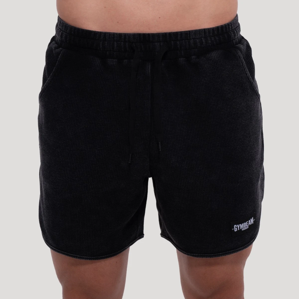 GymBeam Kratke hlače Persistence Washed Brown · záber 2