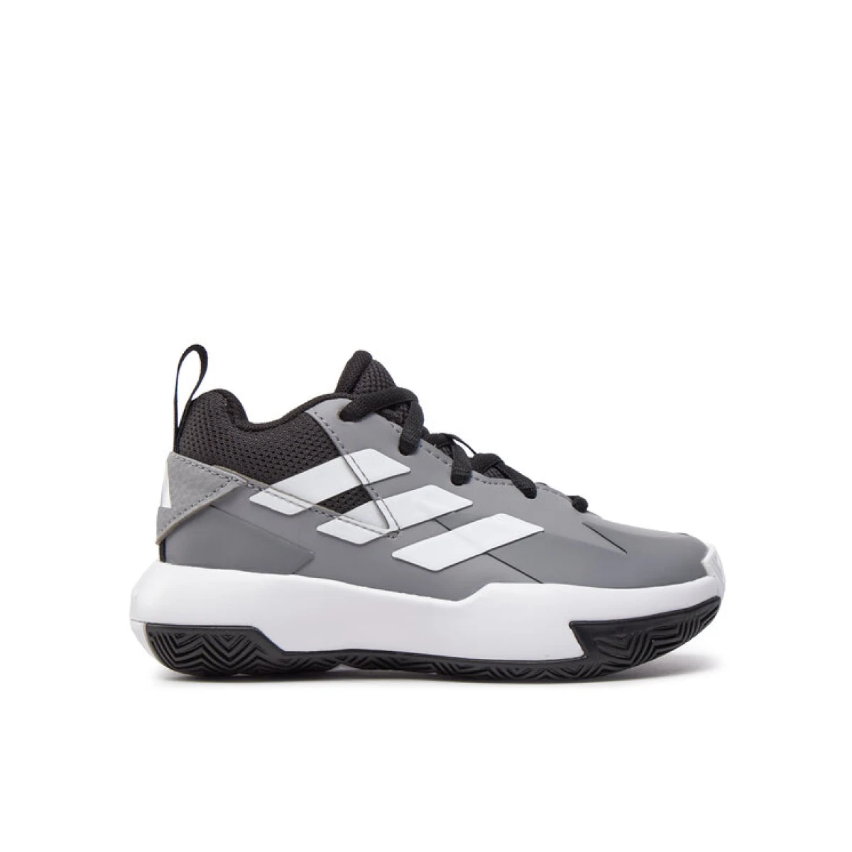 adidas Čevlji za košarko Cross Em Up Select Mid Trainers Kids IF0828 Siva - Velikost: 28,5 | Barva: sivá | Starostna skupina: Odrasli | Spol: Otroški · záber 2