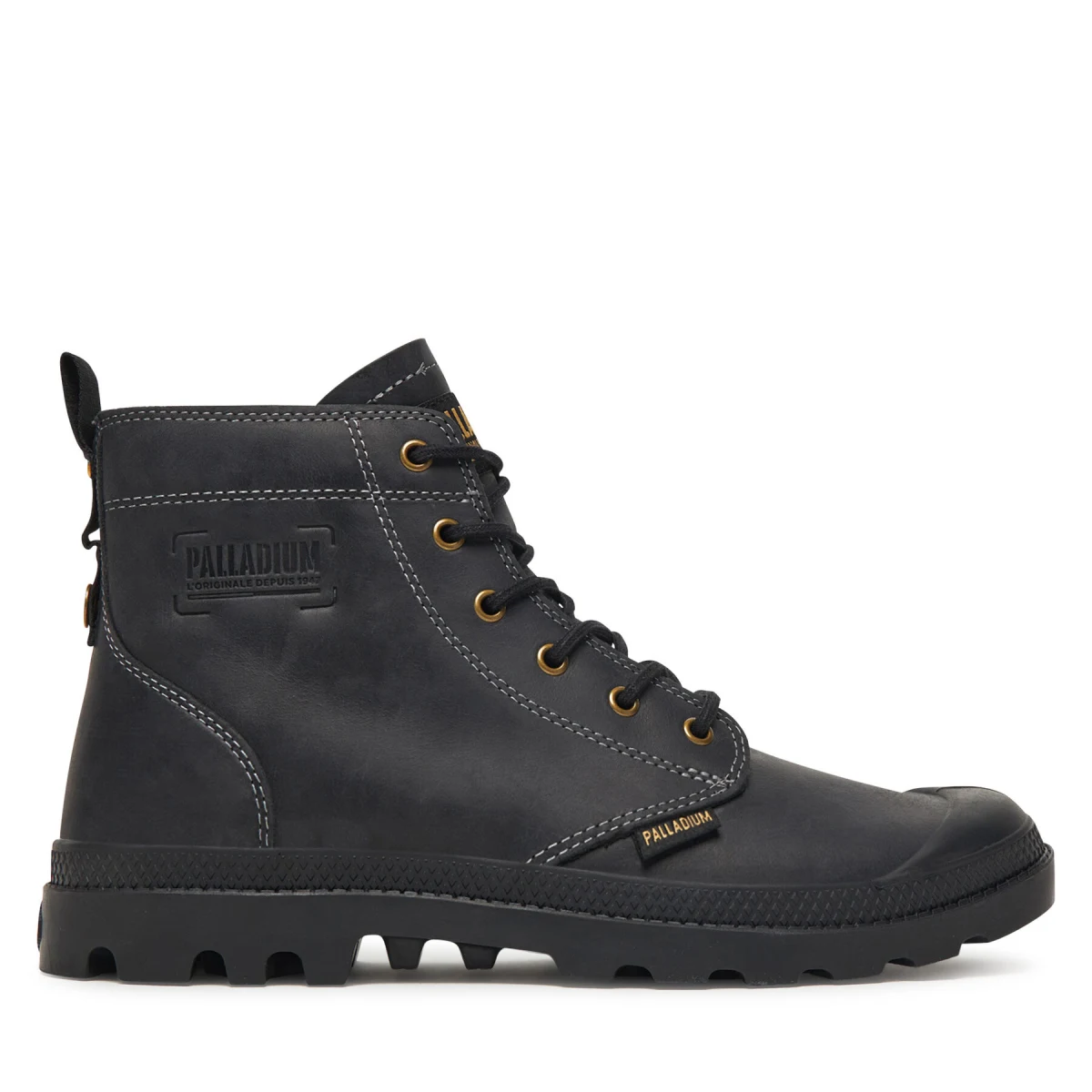 Pohodni čevlji Palladium Pampa Zip Lth Legacy 79502-008-M Črna - Velikost: 37 | Barva: čierna | Starostna skupina: Odrasli | Spol: Moški · záber 2