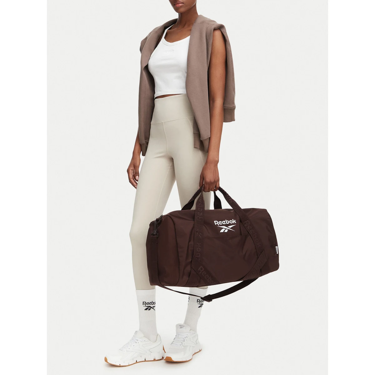 Športna torba Reebok CWBEO-RBK-B-001-08 Temno rjava · záber 2