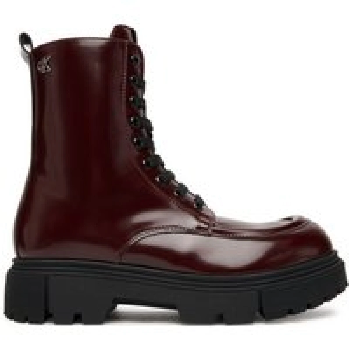 Calvin Klein Pohodni čevlji Tronchetto Allacciato V4A5-83132-1453 Bordo rdeča · záber 1