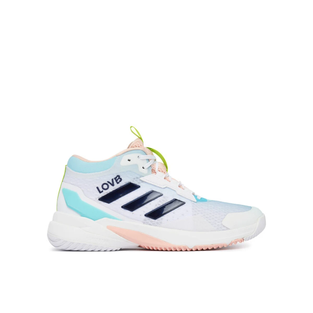 adidas Čevlji za športe v zaprtih prostorih Crazyflight 6 Mid HQ0112 Bela - Velikost: 38 ⅔ | Barva: biela | Starostna skupina: Odrasli | Spol: Ženske · záber 2
