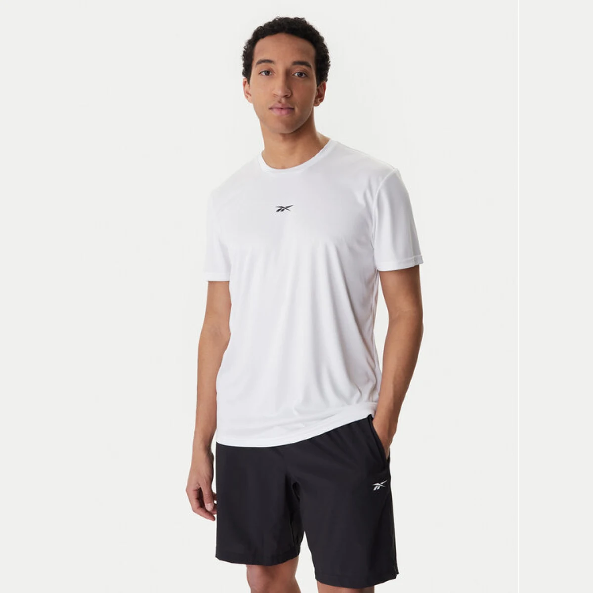 Reebok Majica RK25602CCM Mornarsko modra Regular Fit · záber 2