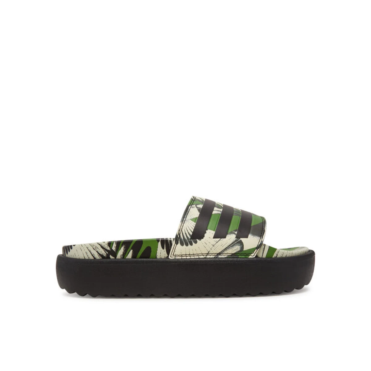 adidas Natikači adilette Platform JI4754 Zelena · záber 2