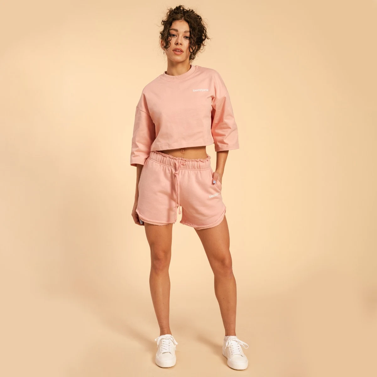 BeastPink Ženska kratka majica Serenity Pink - Velikost: M | Barva: ružová | Starostna skupina: Odrasli | Teža: 0,261 g | Pakiranje: 70 · záber 6