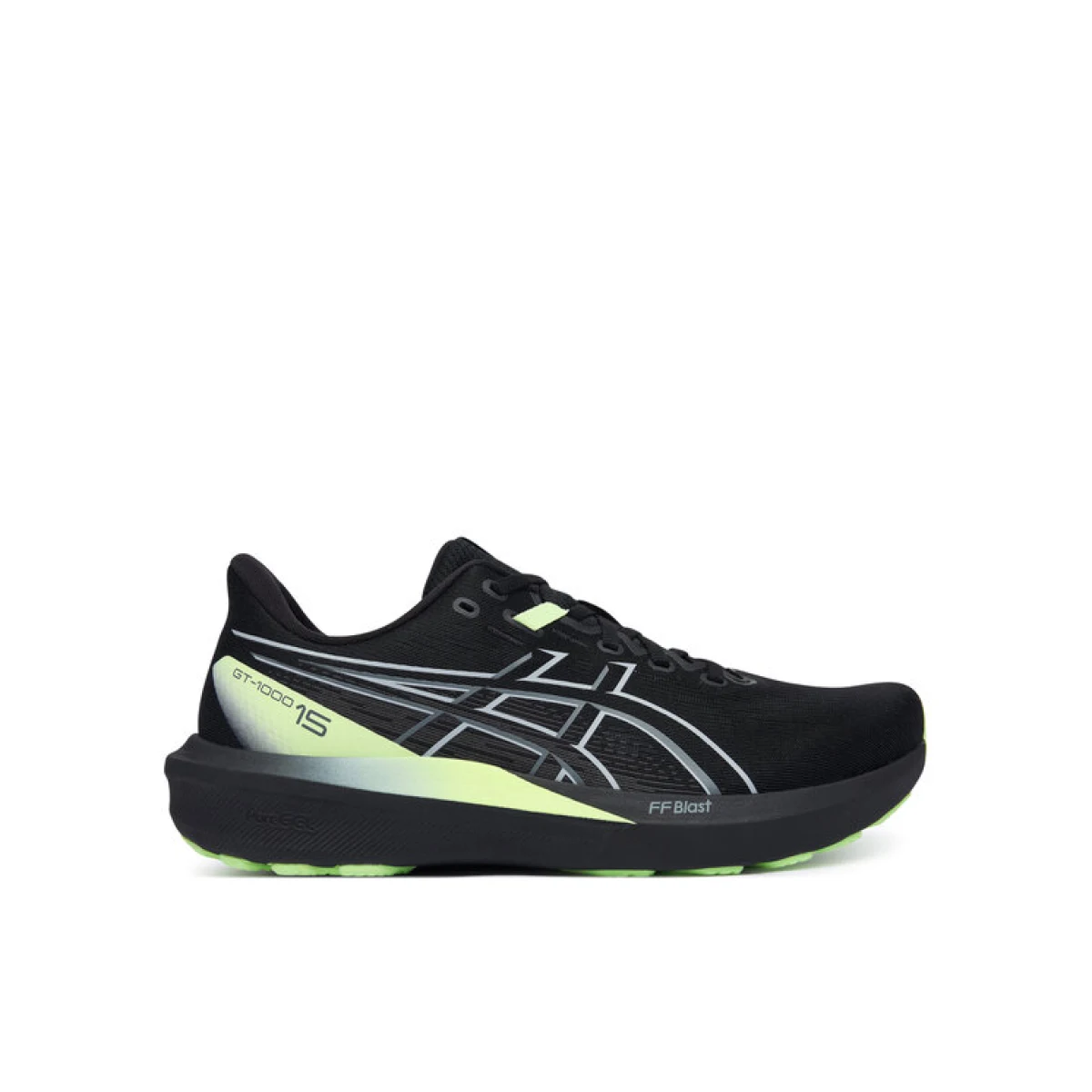Tekaški čevlji Asics Gt-1000 15 1011C230 Črna - Velikost: 43,5 | Barva: čierna | Starostna skupina: Odrasli | Spol: Moški · záber 5
