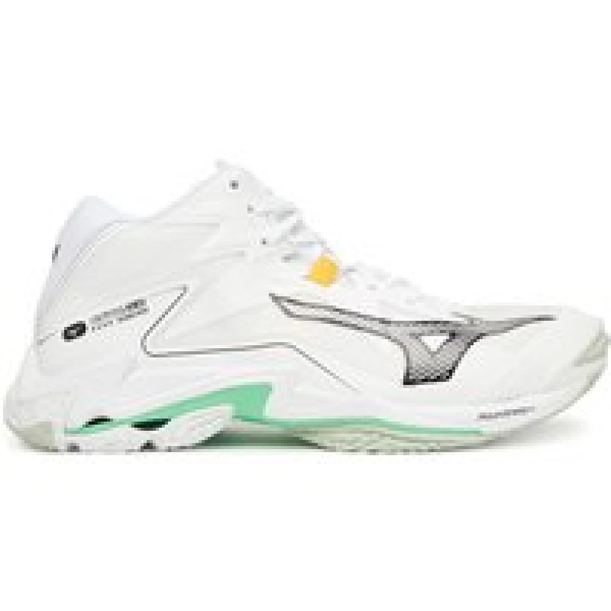 Čevlji za športe v zaprtih prostorih Mizuno Wave Lightning Z8 Mid V1GA2405 Bela · záber 1