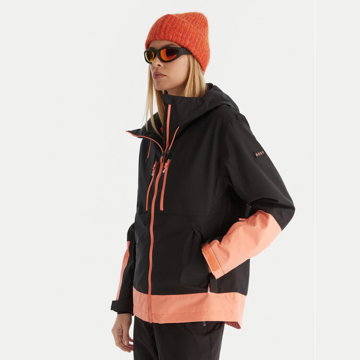 Roxy Smučarska jakna Upwards JK ERJTJ03521 Črna Regular Fit · záber 2