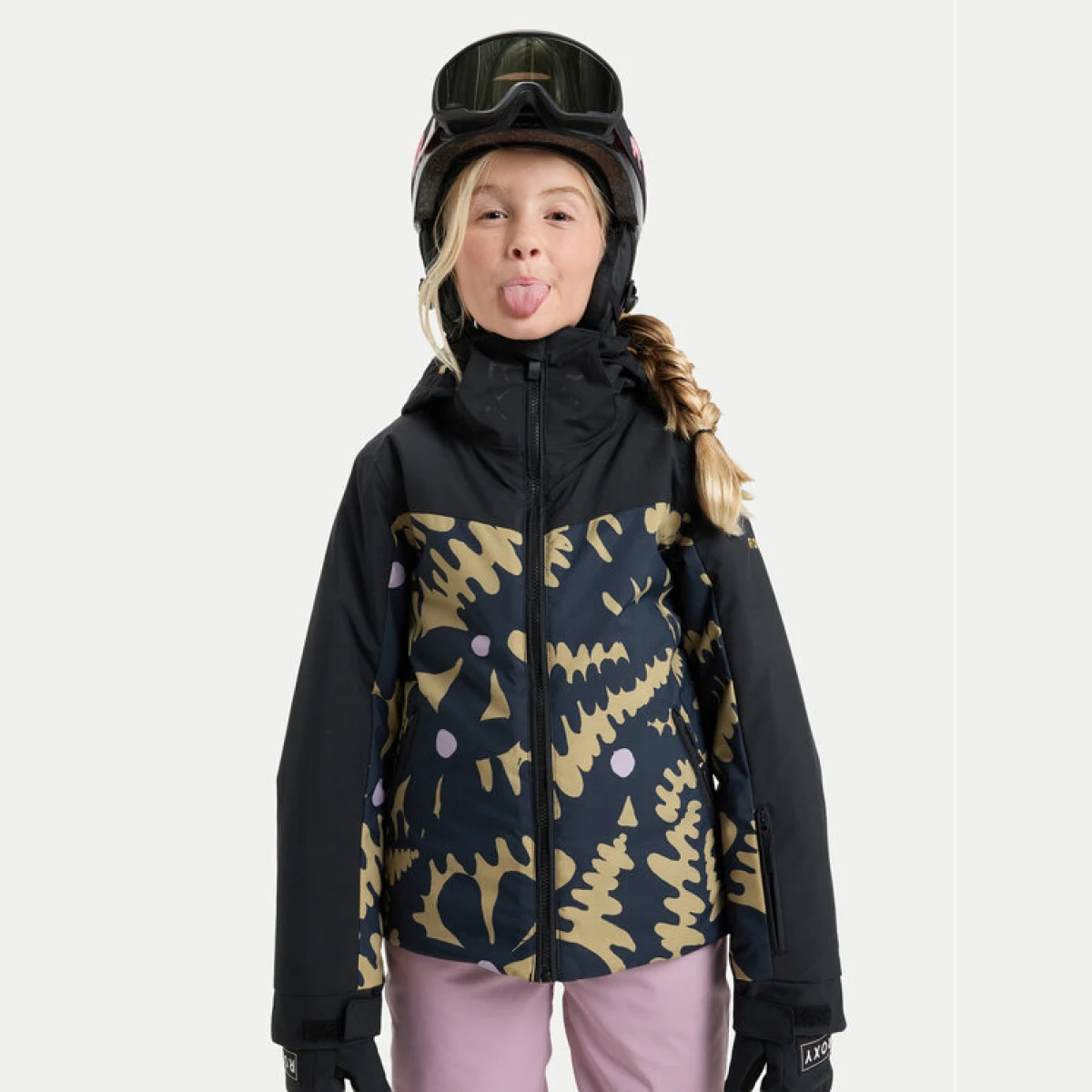 Roxy Jakna za snowboard Free Jet Block ERGTJ03197 Roza Slim Fit · záber 2