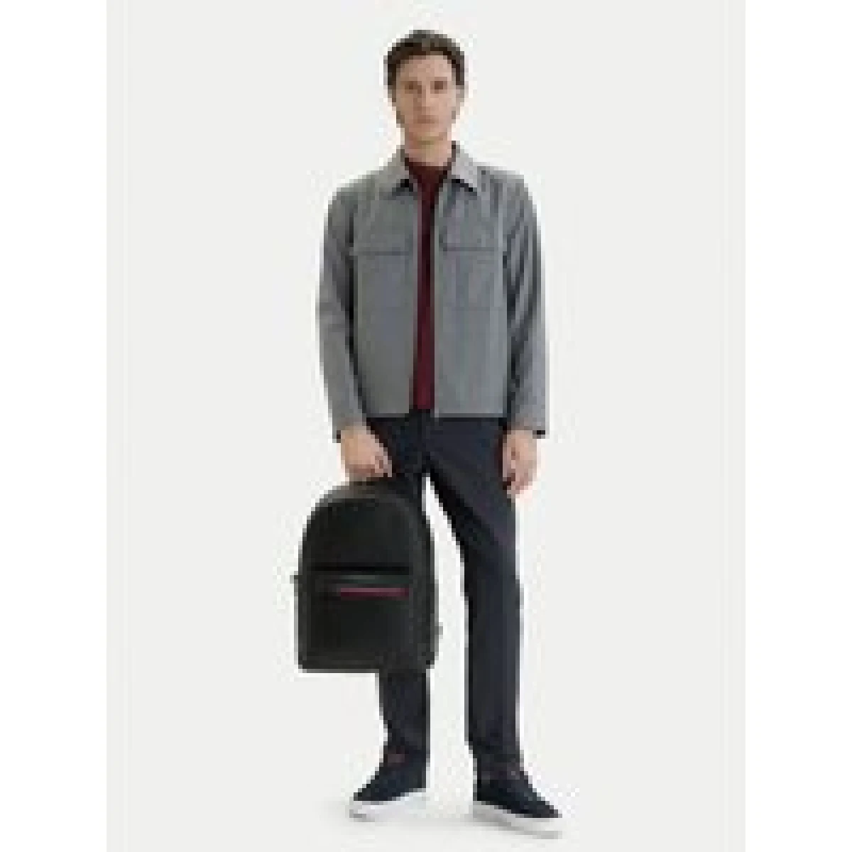 Nahrbtnik Tommy Hilfiger Th Foundation Backpack AM0AM14155 Črna · záber 1
