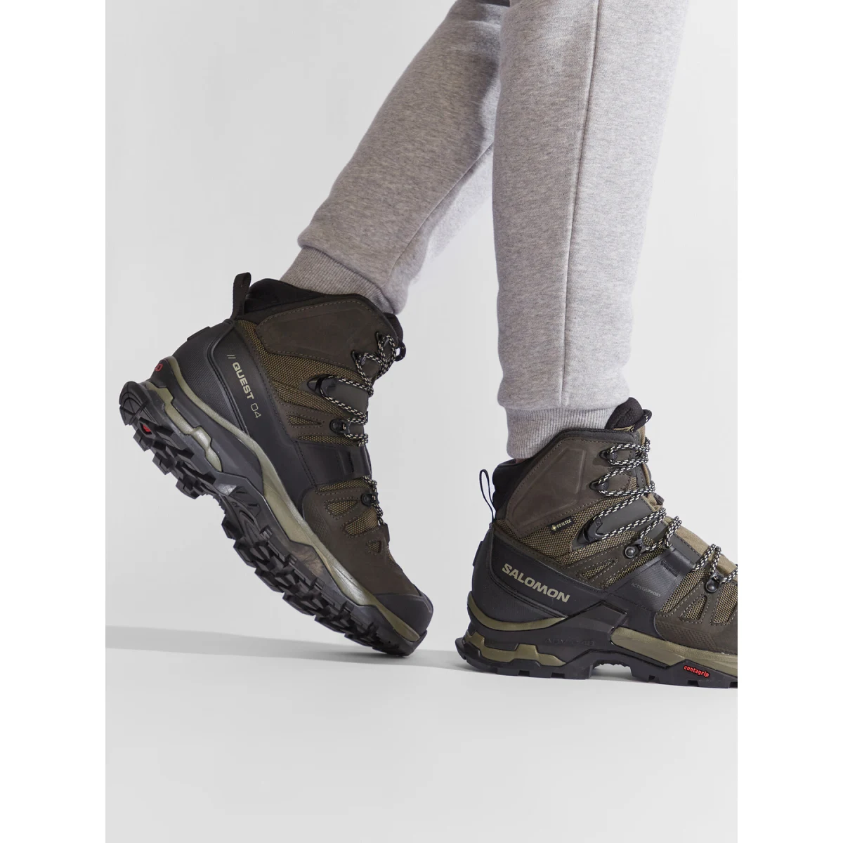 Trekking čevlji Salomon Quest 4 Gtx GORE-TEX 412925 27 V0 Zelena · záber 2