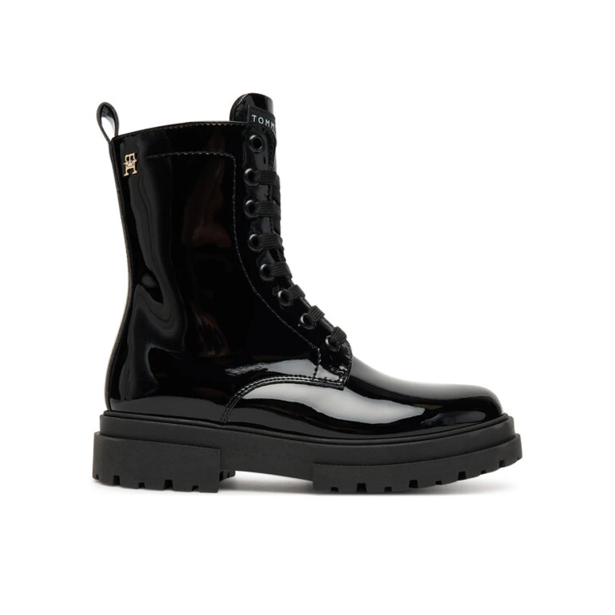 Tommy Hilfiger Pohodni čevlji Lace-Up Bootie T4A5-34025-0775 S Črna - Velikost: 31 | Barva: čierna | Starostna skupina: Odrasli | Spol: Otroški · záber 2