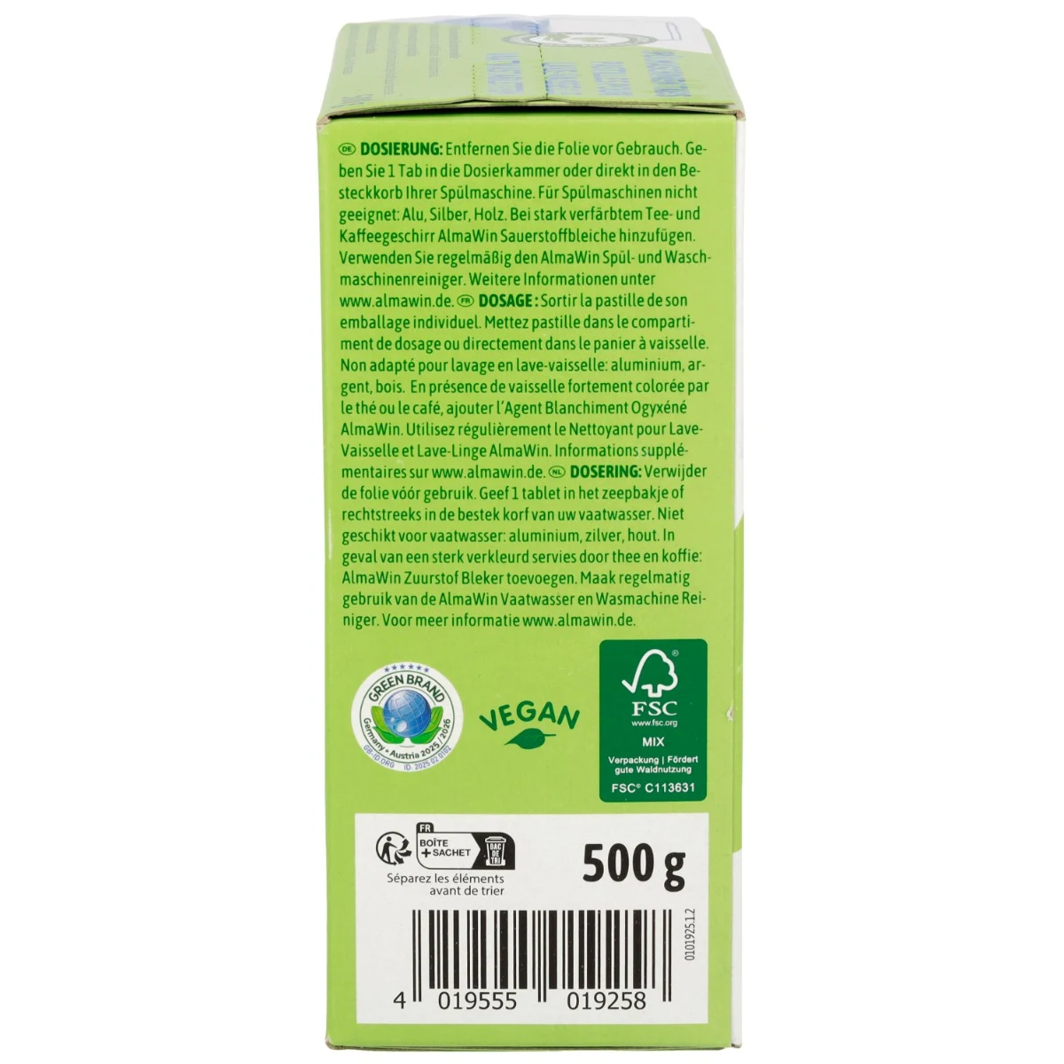 AlmaWin Dishwasher Tabs - 0.5 kg · záber 2