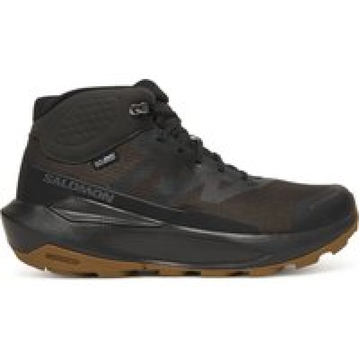 Trekking čevlji Salomon Elixir Tour Mid Waterproof L47577800 Rjava - Velikost: 41 ⅓ | Barva: hnedá | Starostna skupina: Odrasli | Spol: Moški · záber 1