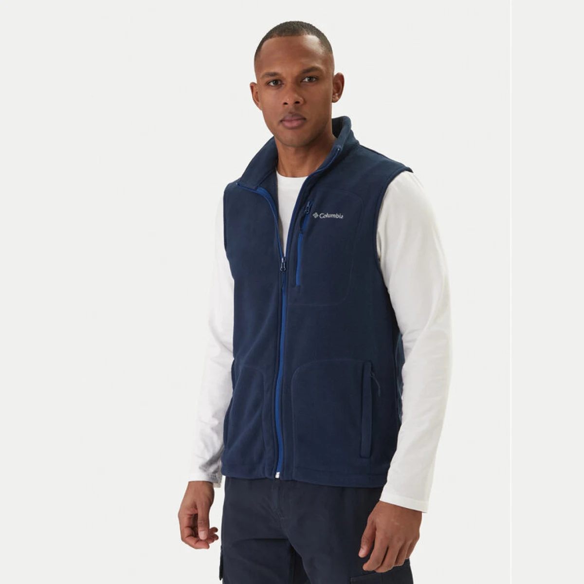 Columbia Telovnik Fast Trek™ 1460001 Mornarsko modra Regular Fit - Velikost: XL | Barva: modrá | Starostna skupina: Odrasli | Spol: Moški · záber 2