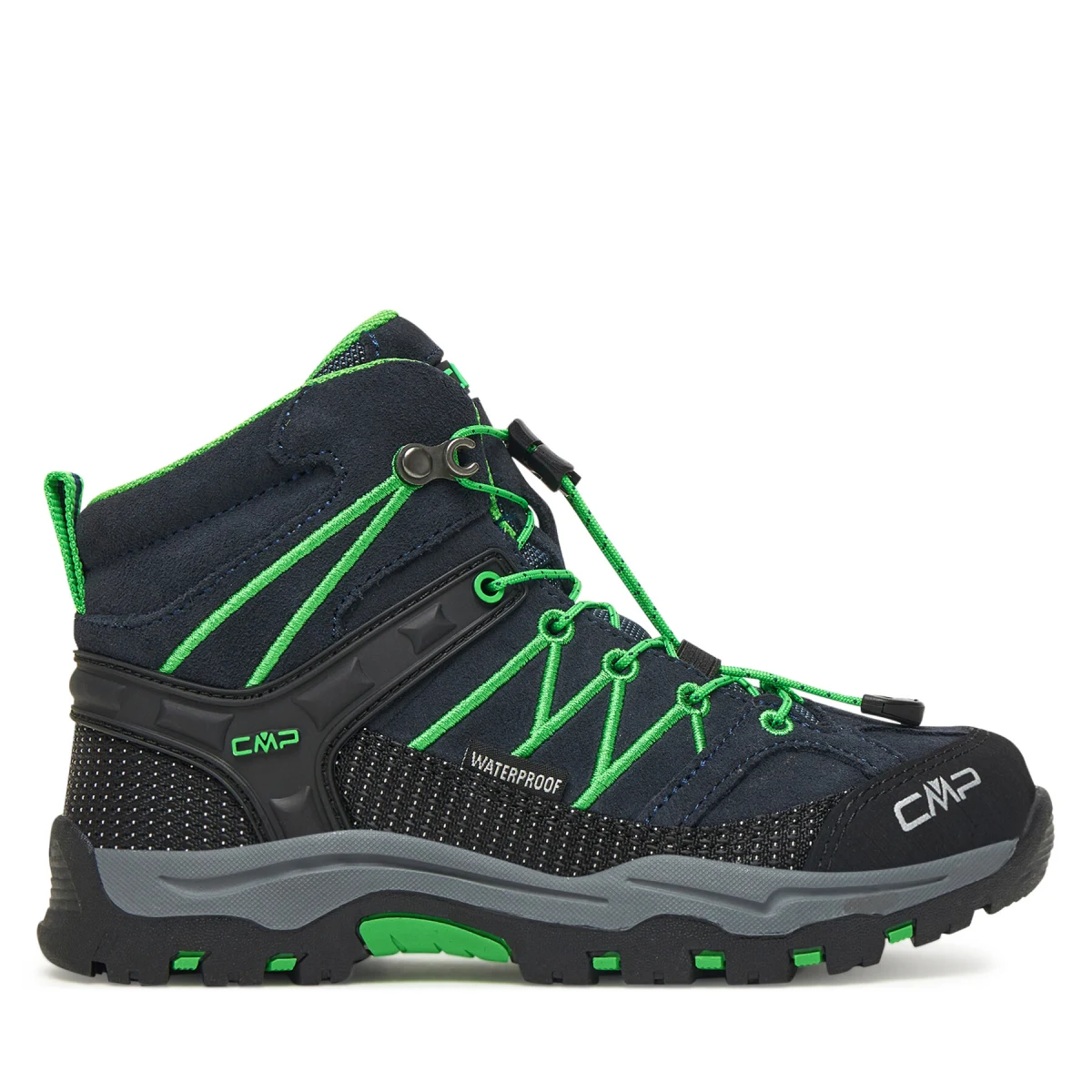 Trekking čevlji CMP Kids Rigel Mid Trekking Shoes Wp 3Q12944K Mornarsko modra - Velikost: 30 | Barva: modrá | Starostna skupina: Odrasli | Spol: Moški · záber 2