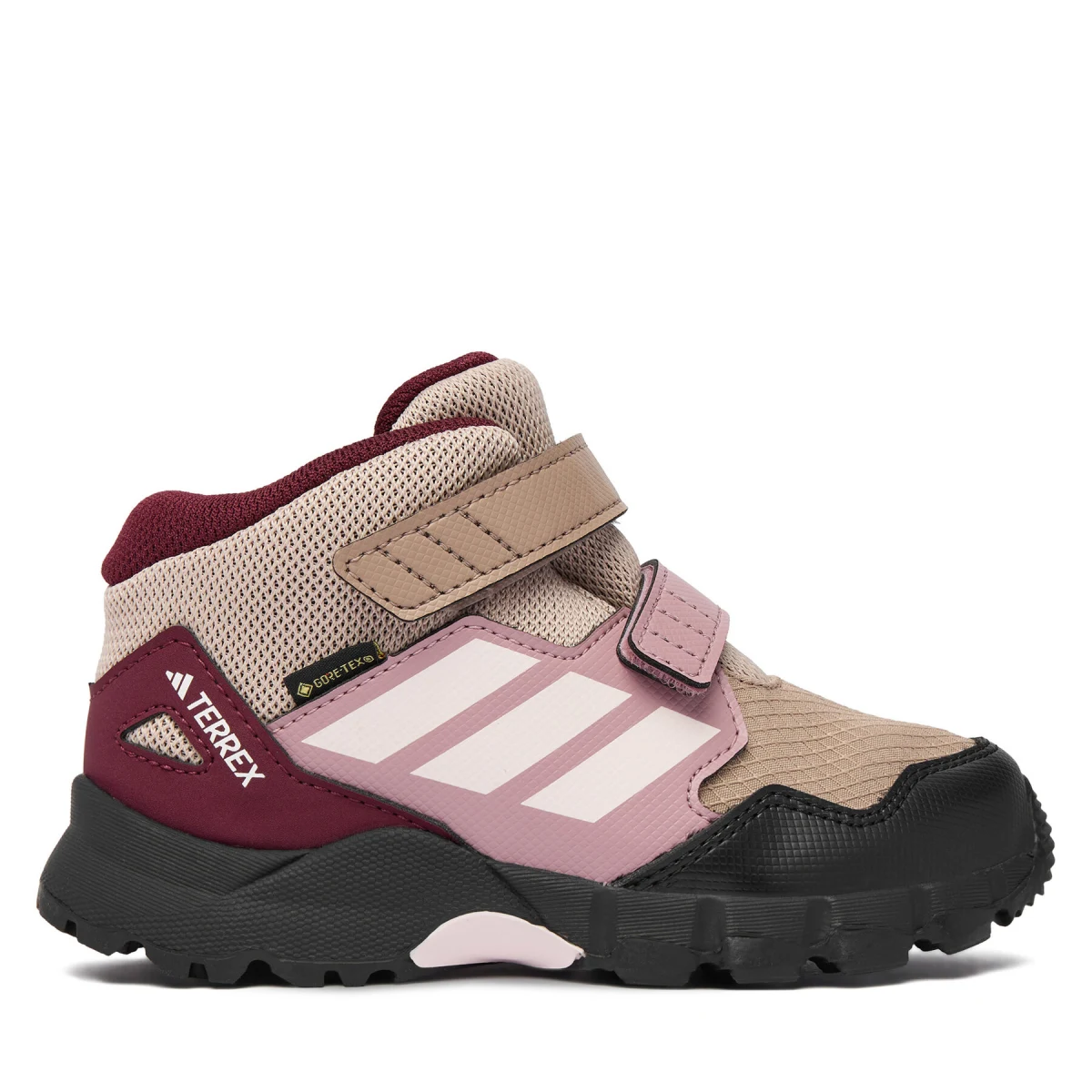 Trekking čevlji adidas Terrex Skychaser Mid Gore-Tex Hiking Shoes Kids KI8257 Svetlo rjava - Velikost: 26 | Barva: hnedá | Starostna skupina: Odrasli | Spol: Ženski · záber 2
