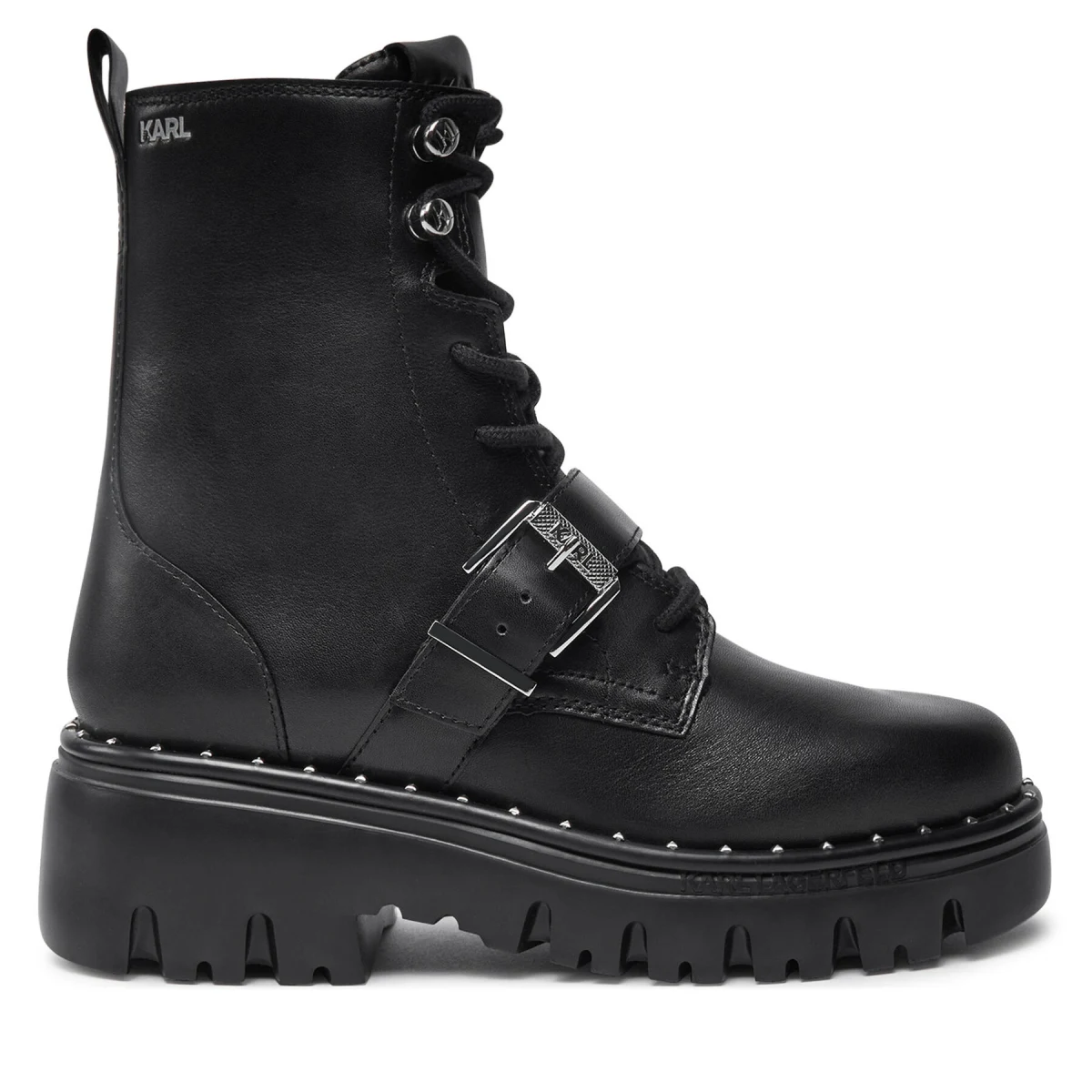Pohodni čevlji KARL LAGERFELD KL45354 Črna · záber 2