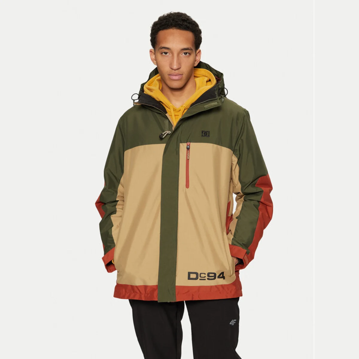 DC Shoes Jakna za snowboard Defiant ADYTJ03084 Zelena Standard Fit · záber 2