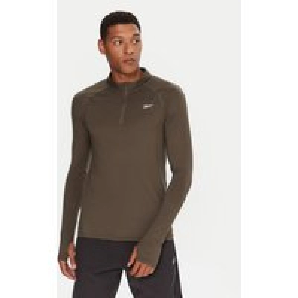 Reebok Športna majica RK25177CCM Khaki Regular Fit - Velikost: XXL | Barva: zelená | Starostna skupina: Odrasli | Spol: Moški · záber 1