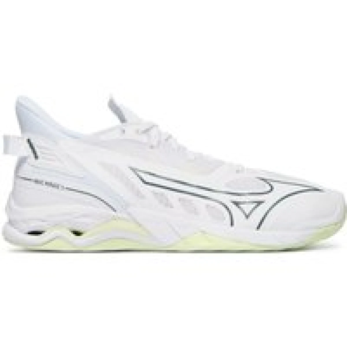 Mizuno Čevlji za športe v zaprtih prostorih Wave Mirage 5 X1GB2350 Bela - Velikost: 42 | Barva: biela | Starostna skupina: Odrasli | Spol: Ženske · záber 3