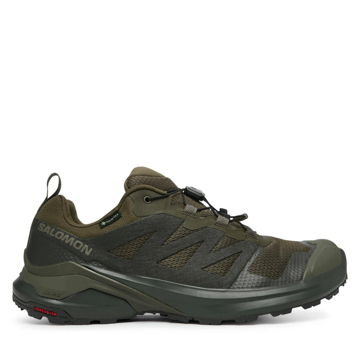 Trekking čevlji Salomon X-Adventure Gtx GORE-TEX L45457800 Khaki - Velikost: 45 ⅓ | Barva: zelená | Starostna skupina: Odrasli | Spol: Moški · záber 2