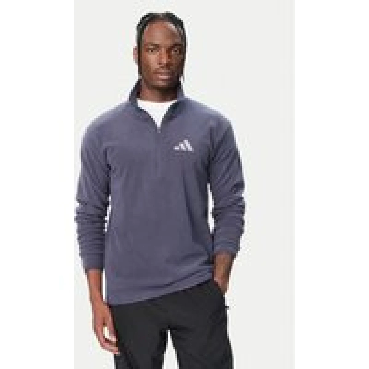 adidas Flis Terrex Multi Essentials Half Zip Fleece Jacket KZ1775 Mornarsko modra Regular Fit · záber 1