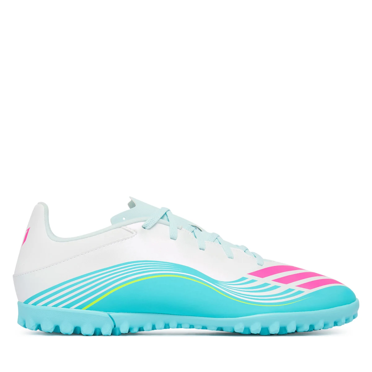 Čevlji za nagomet adidas F50 Messi Club Tf JQ0947 Bela · záber 2