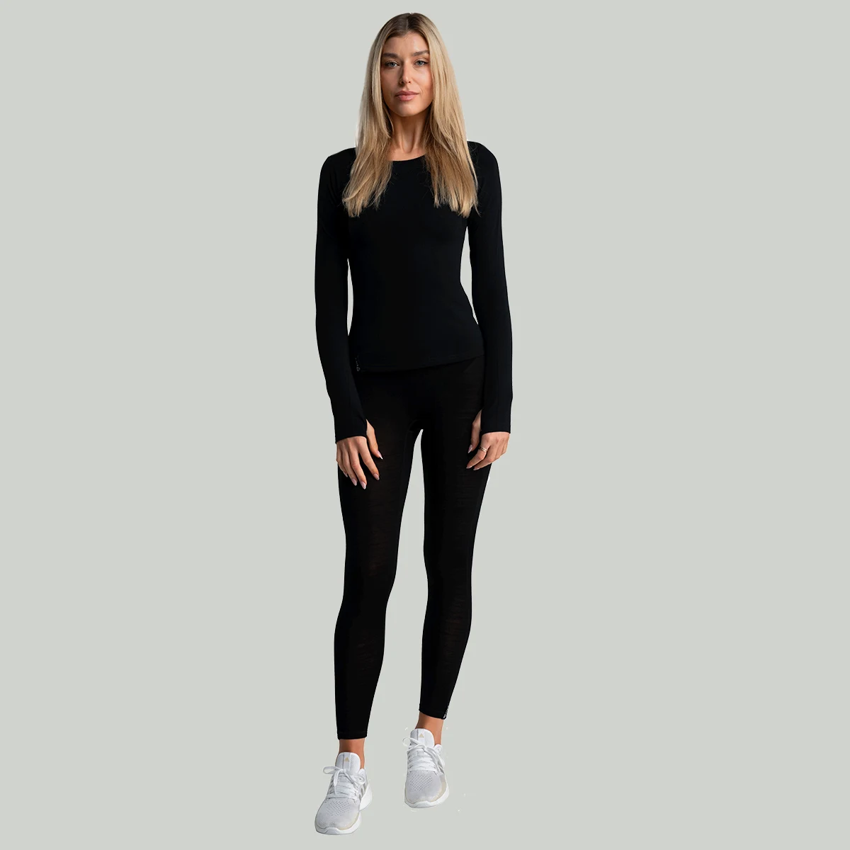 STRIX Ženske pajkice MERINO I Black - Velikost: XL | Barva: čierna | Starostna skupina: Odrasli · záber 6