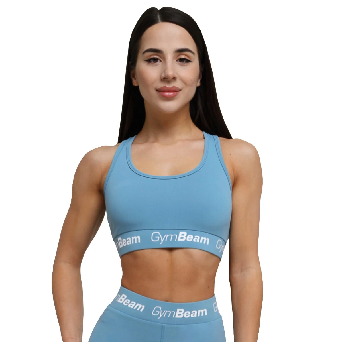 GymBeam Ženski nedrček Simple Steel Grey - Velikost: XL | Barva: sivá | Starostna skupina: Odrasli · záber 6