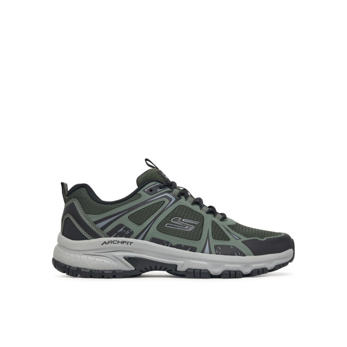 Trekking čevlji Skechers Arch Fit Hillcrest 237860/GRN Temno zelena - Velikost: 45 | Barva: zelená | Starostna skupina: Odrasli | Spol: Moški · záber 4