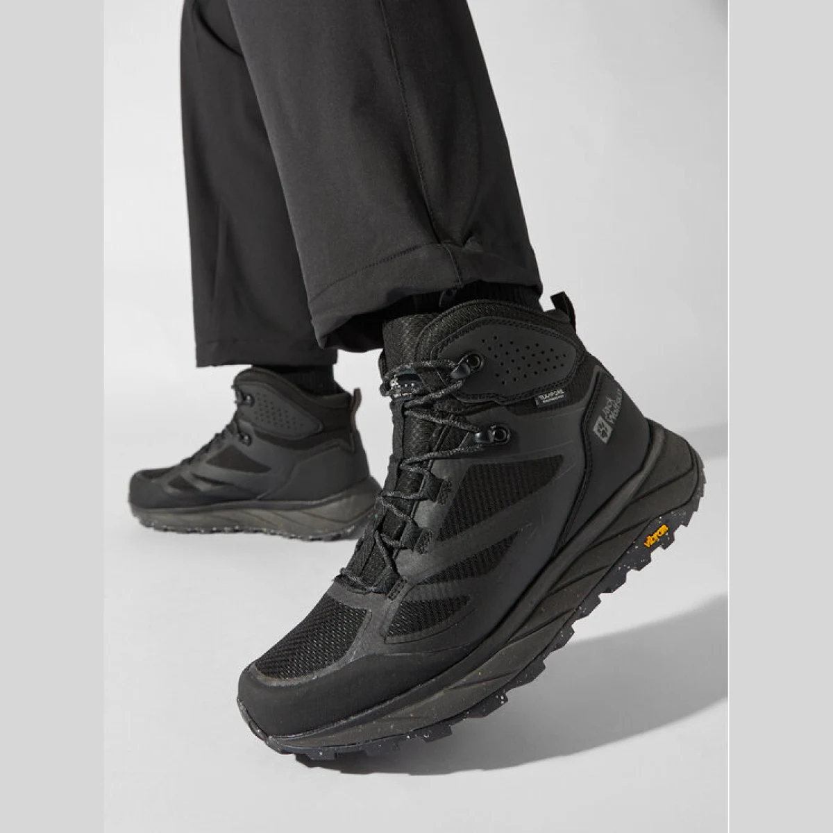 Jack Wolfskin Trekking čevlji Terraventure Texapore Mid M 4051521 Črna - Velikost: 39,5 | Barva: čierna | Starostna skupina: Odrasli | Spol: Moški · záber 2