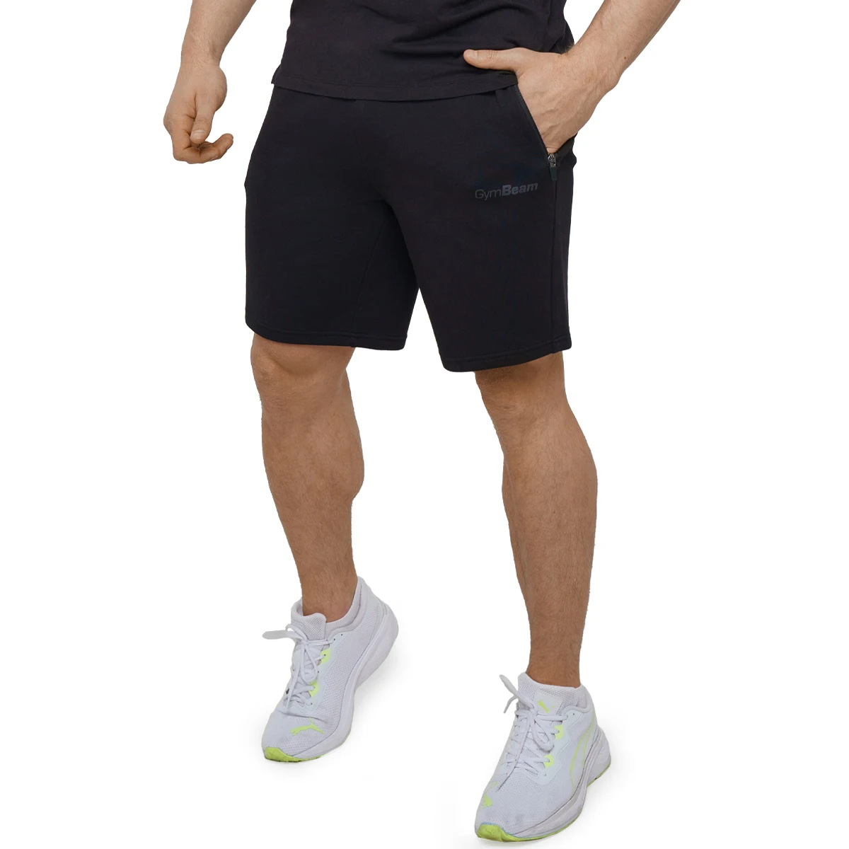 GymBeam Moške kratke hlače Agile Onyx - Velikost: M | Barva: čierna | Starostna skupina: Odrasli | Teža: 0,32 g | Pakiranje: 52 · záber 6