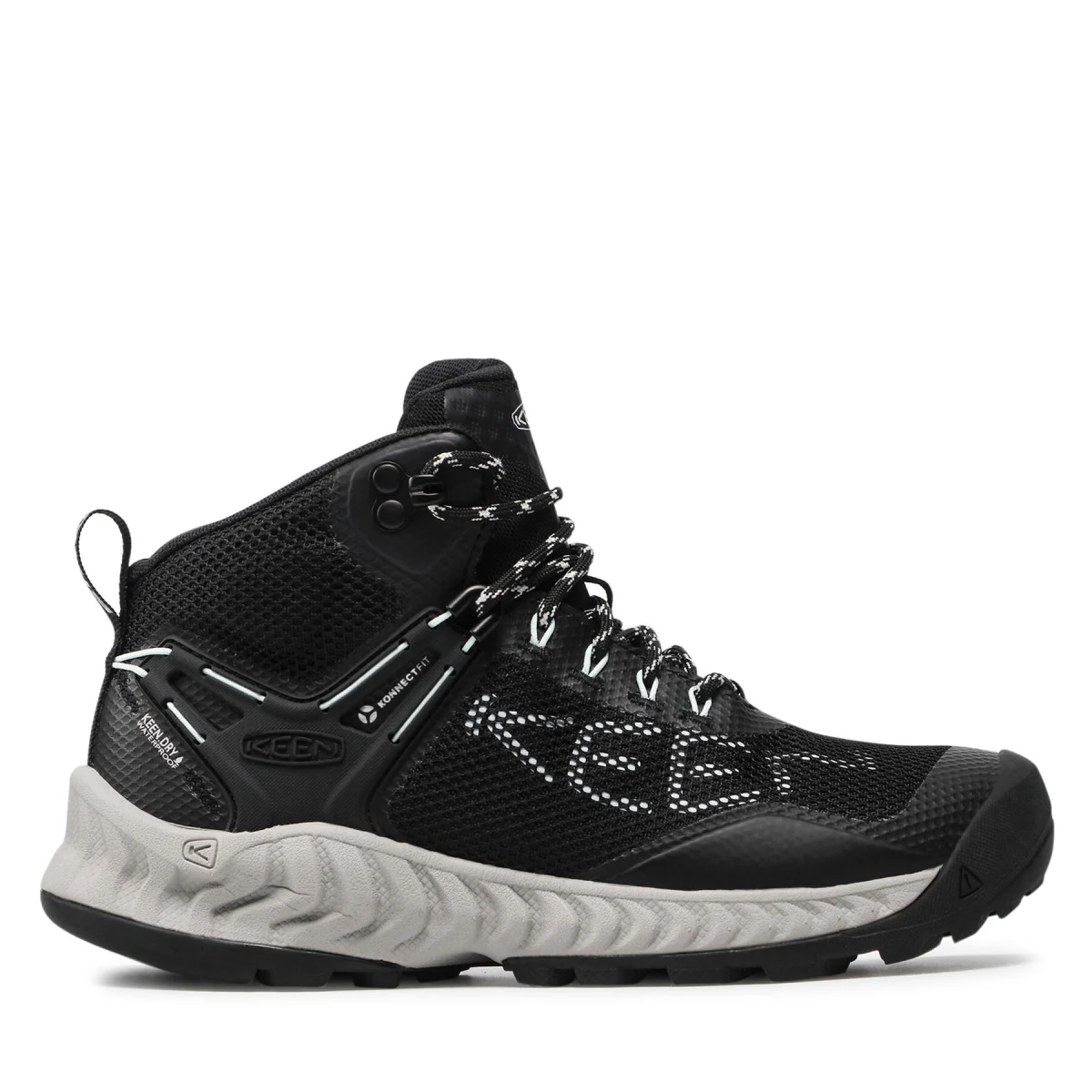 Trekking čevlji Keen Nxis Evo Mid Wp 1025911 Črna - Velikost: 36 | Barva: čierna | Starostna skupina: Odrasli | Spol: Ženski · záber 2