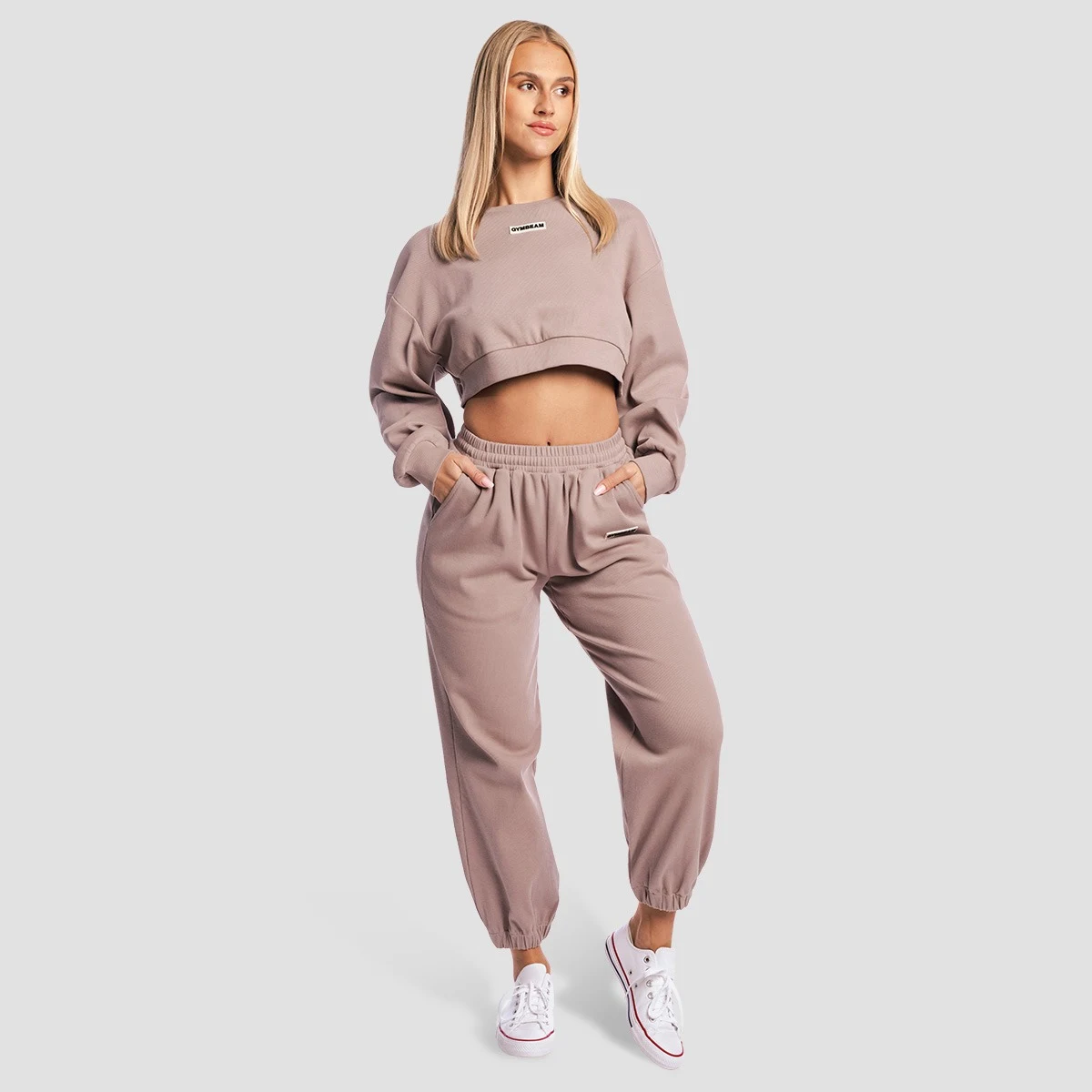 GymBeam Ženska trenirka Aura Roux - Barva: ružová | Starostna skupina: Odrasli | Teža: 0,69 g | Pakiranje: 20 · záber 6