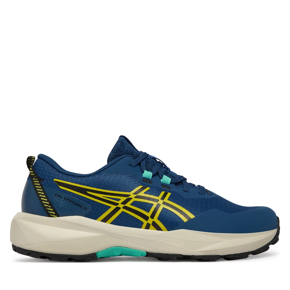 Asics Tekaški čevlji Pre Venture 11 Gs 1014A378 Mornarsko modra - Velikost: 39,5 | Barva: modrá | Starostna skupina: Odrasli | Spol: Unisex · záber 2