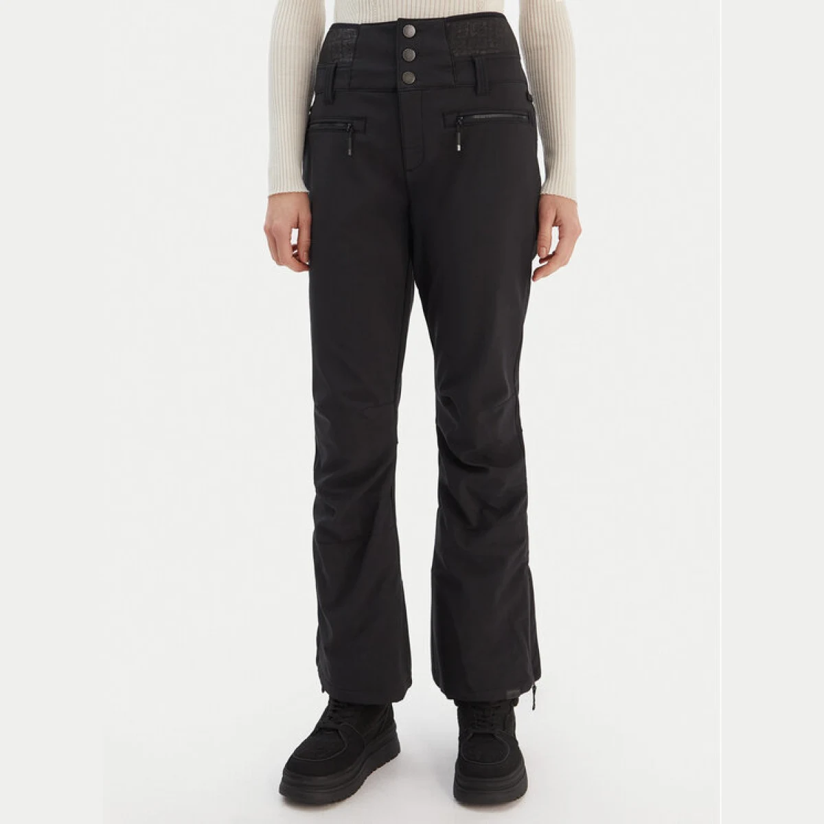 Roxy Hlače za snowborad Rising High ERJTP03295 Bela Skinny Fit · záber 2