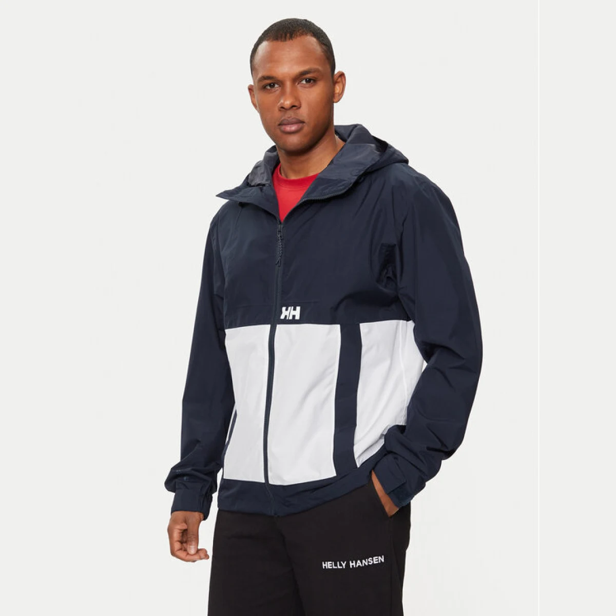 Helly Hansen Dežna jakna Rig Rain Jacket 54096 Mornarsko modra Regular Fit · záber 2